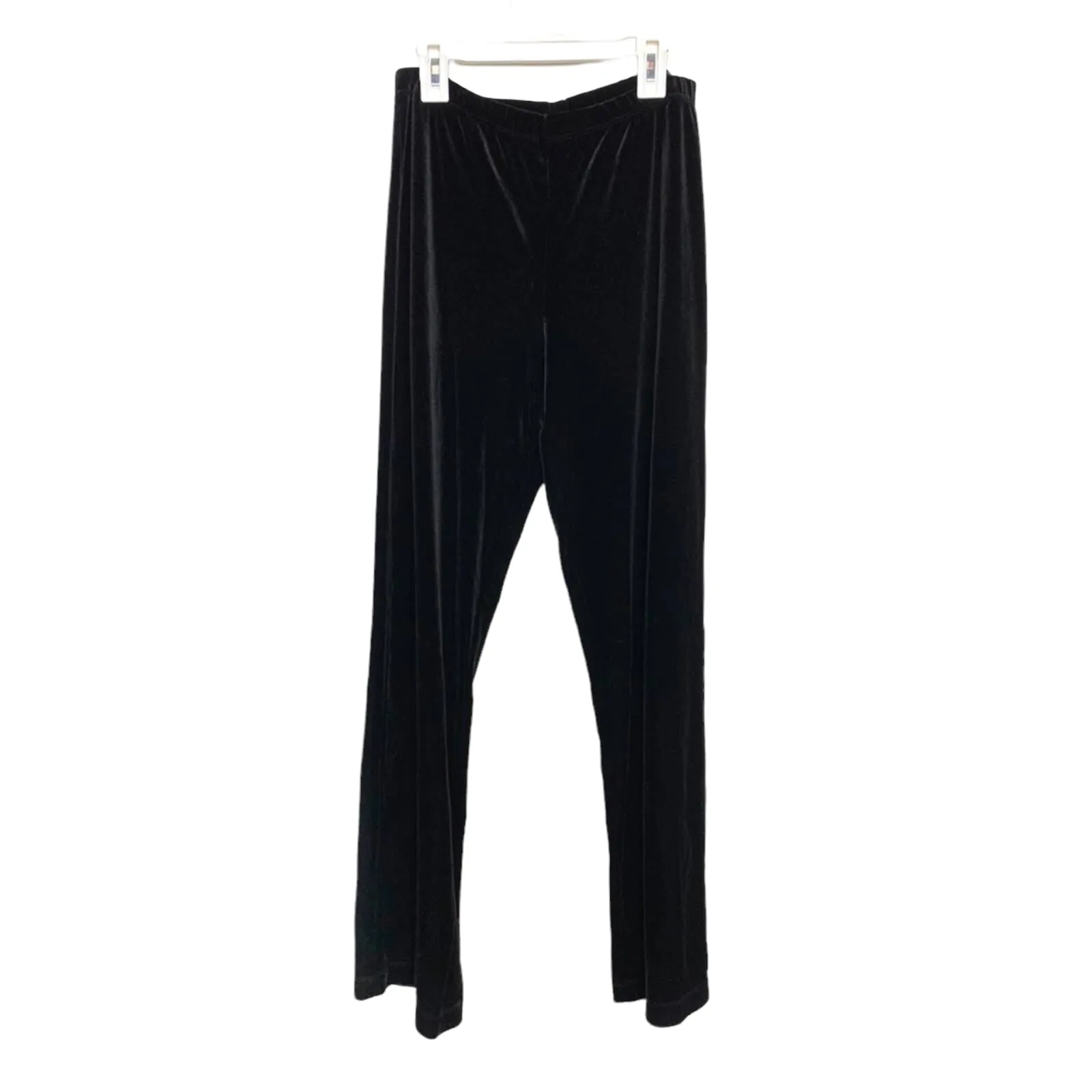 90s High Rise Velvet Pants Boot Cut Flare Pull On Small Elementz High Waist