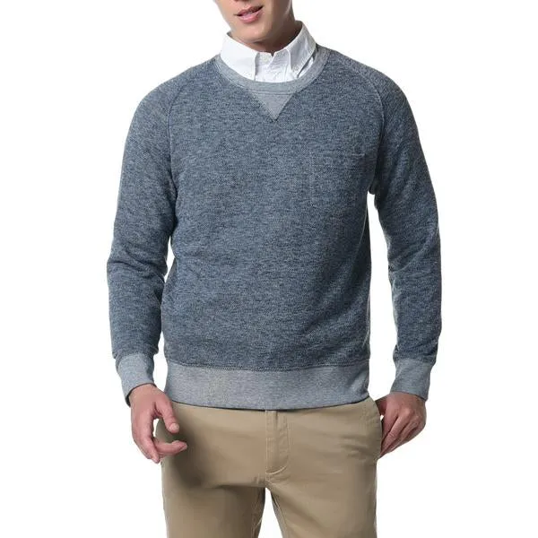 Athletic Brushed French Terry Crew