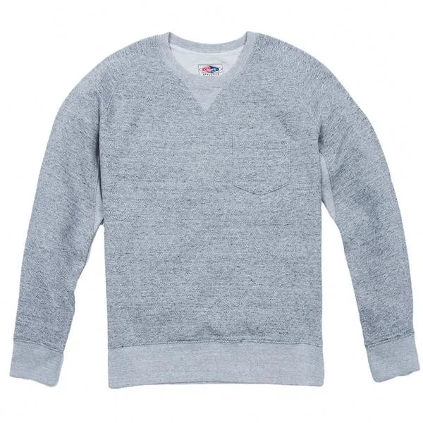 Athletic Brushed French Terry Crew