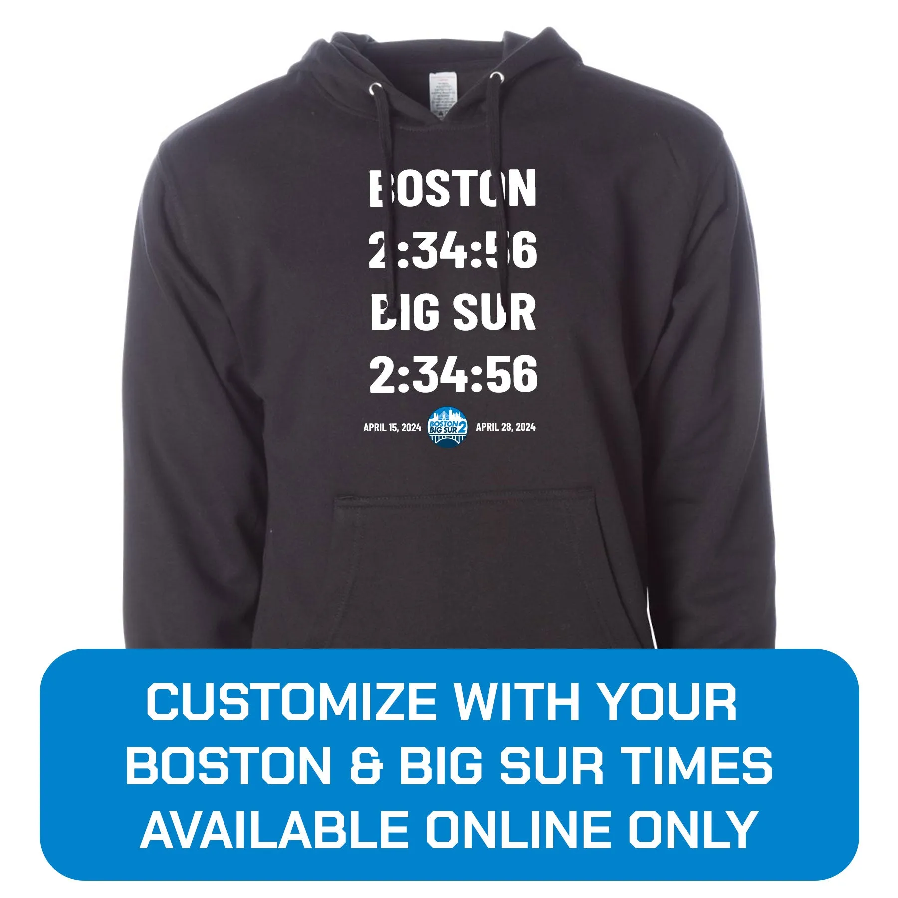 B2BS Unisex Fleece Hoody -Black- 2024 Finisher