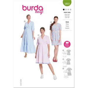 Burda Style Pattern 5803 Dress B5803