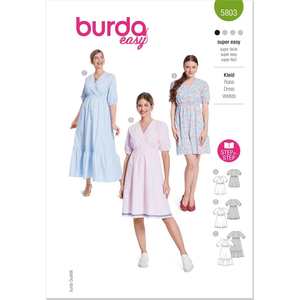 Burda Style Pattern 5803 Dress B5803