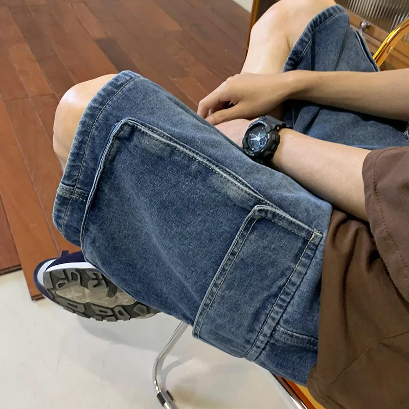 Chicmy-Graduation gift, Coachella Valley Music Festival Look,Loose Hip Hop Side Cargo Pocket Shorts Pants