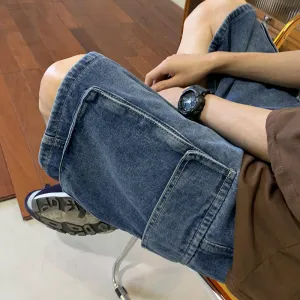 Chicmy-Graduation gift, Coachella Valley Music Festival Look,Loose Hip Hop Side Cargo Pocket Shorts Pants