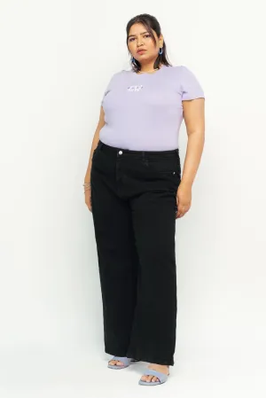 Classic Black Straight Jeans