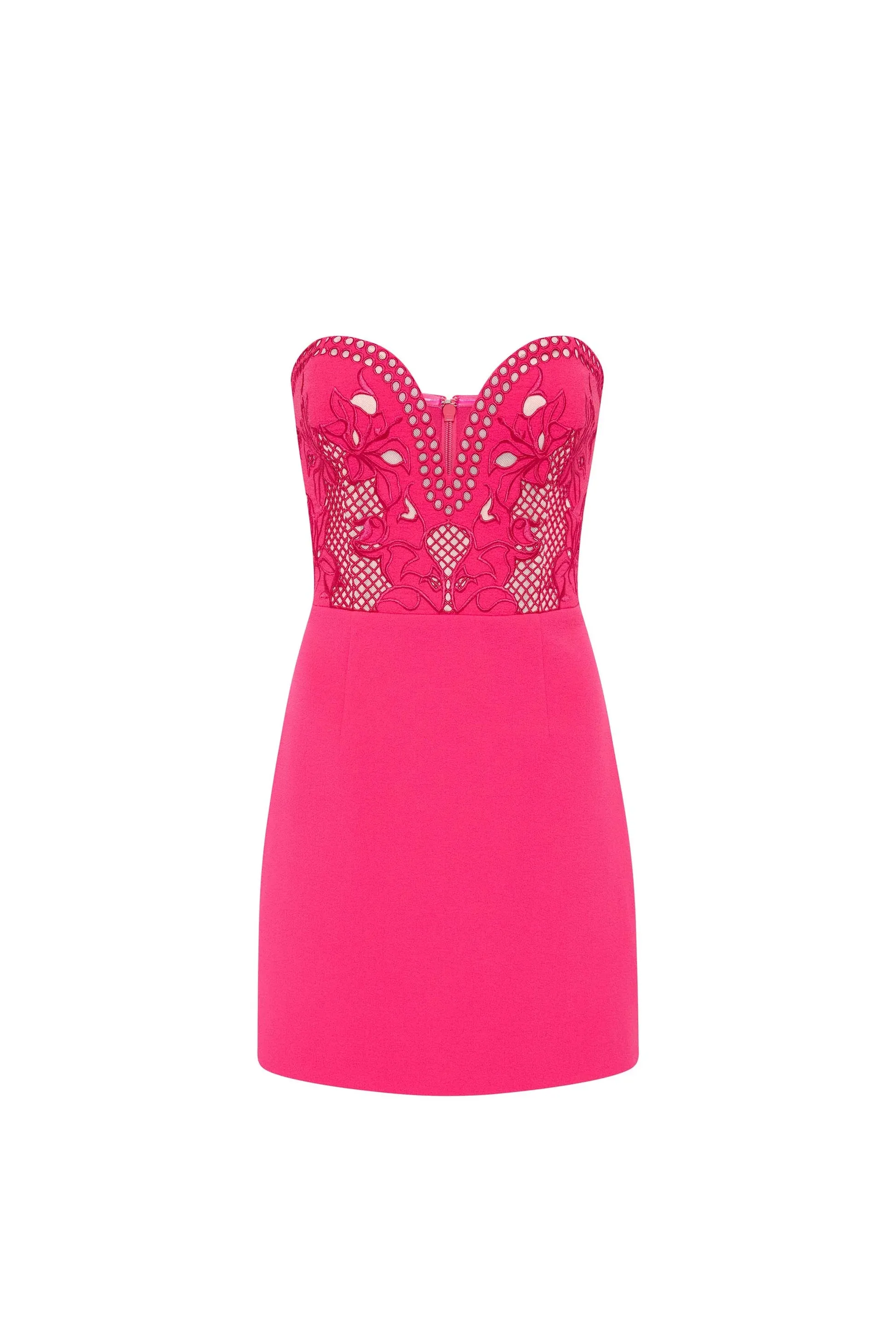 Claudia Mini Dress - Raspberry