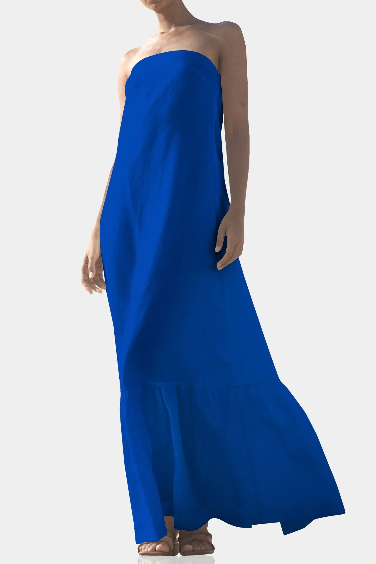Designer Navy Blue Beautiful Maxi Dresses