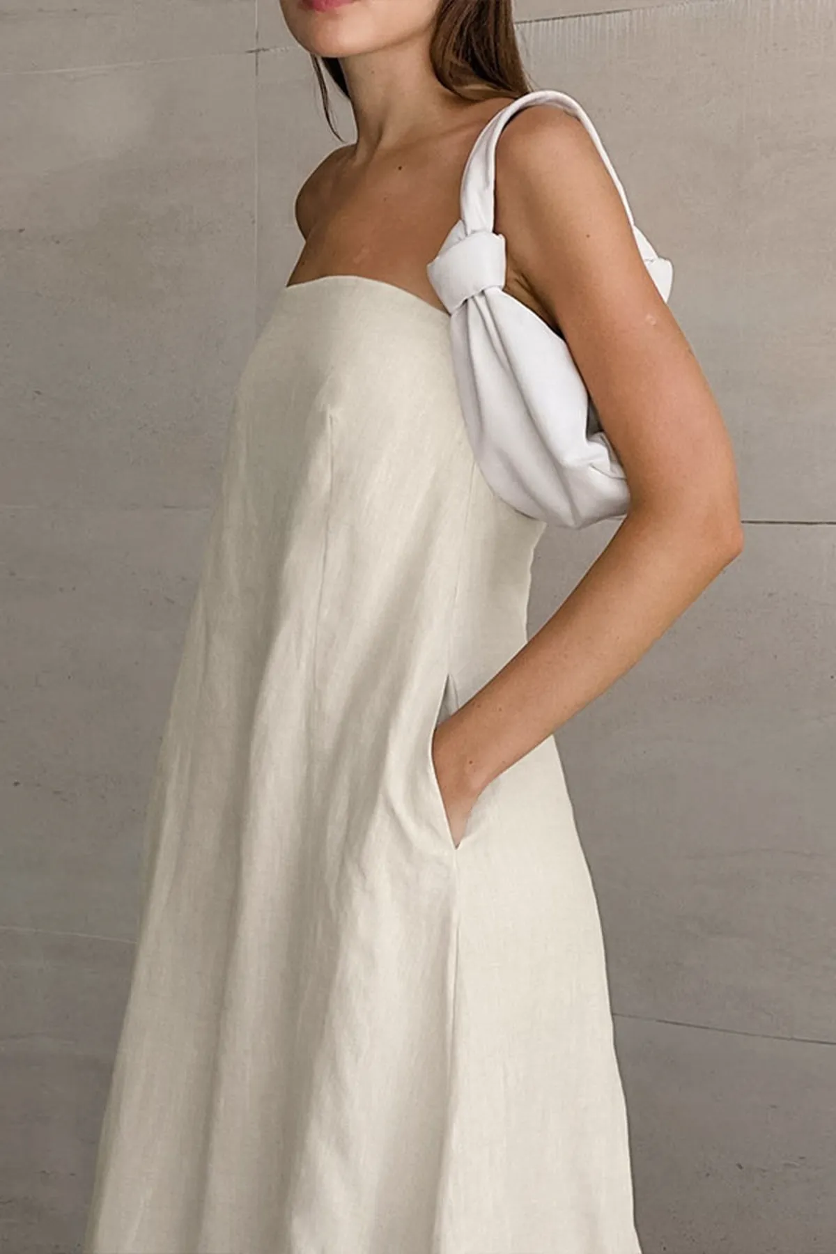 Dolores Linen Maxi Dress