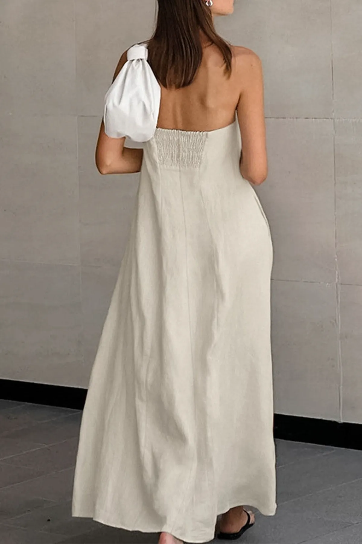 Dolores Linen Maxi Dress