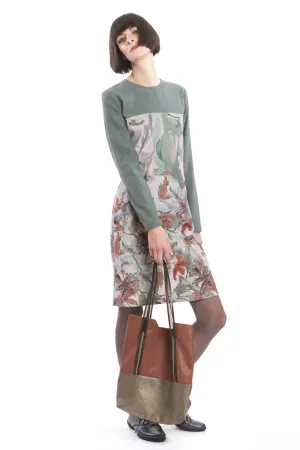 Dress Slim Flower-Red