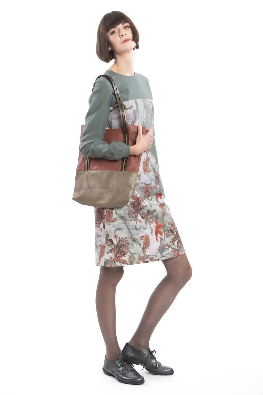 Dress Slim Flower-Red