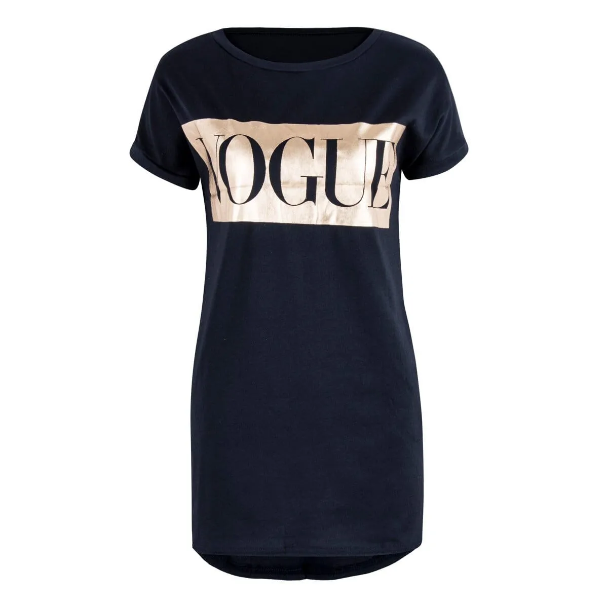 FashionSierra - Hot Women's Casual Summer Top Dress Short Sleeve VOGUE Tee Shirt Femme Party Loose Fashion Basic Shirt Dress