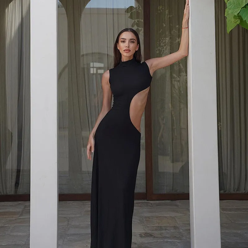 Joana Round Neck Maxi Dress