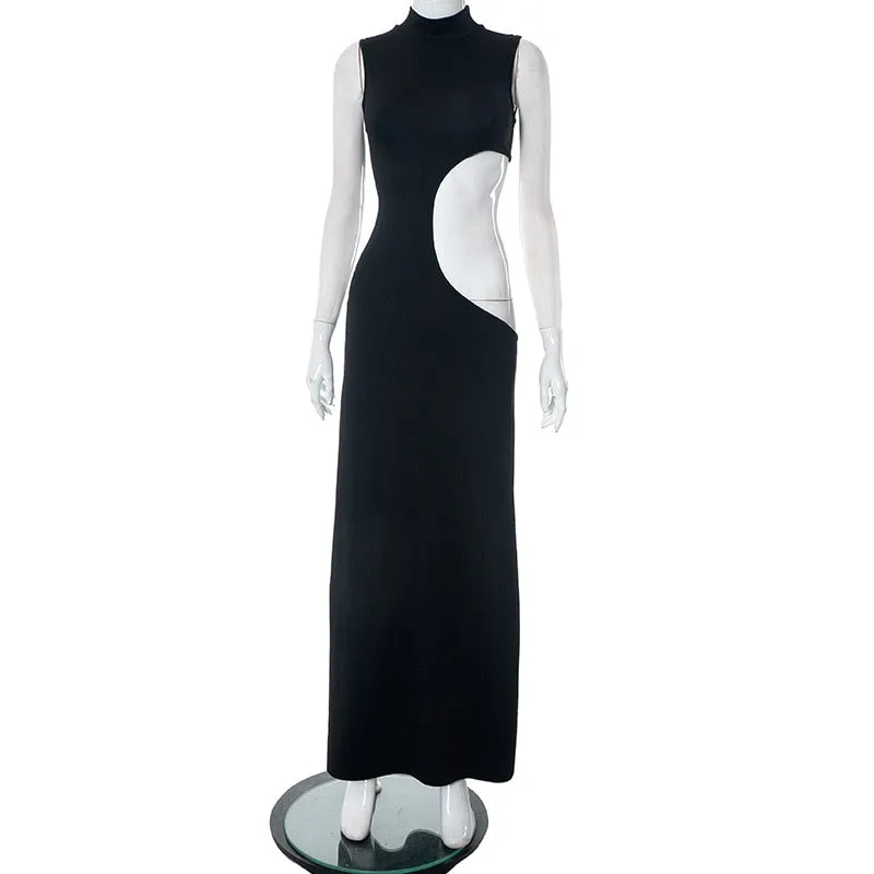 Joana Round Neck Maxi Dress