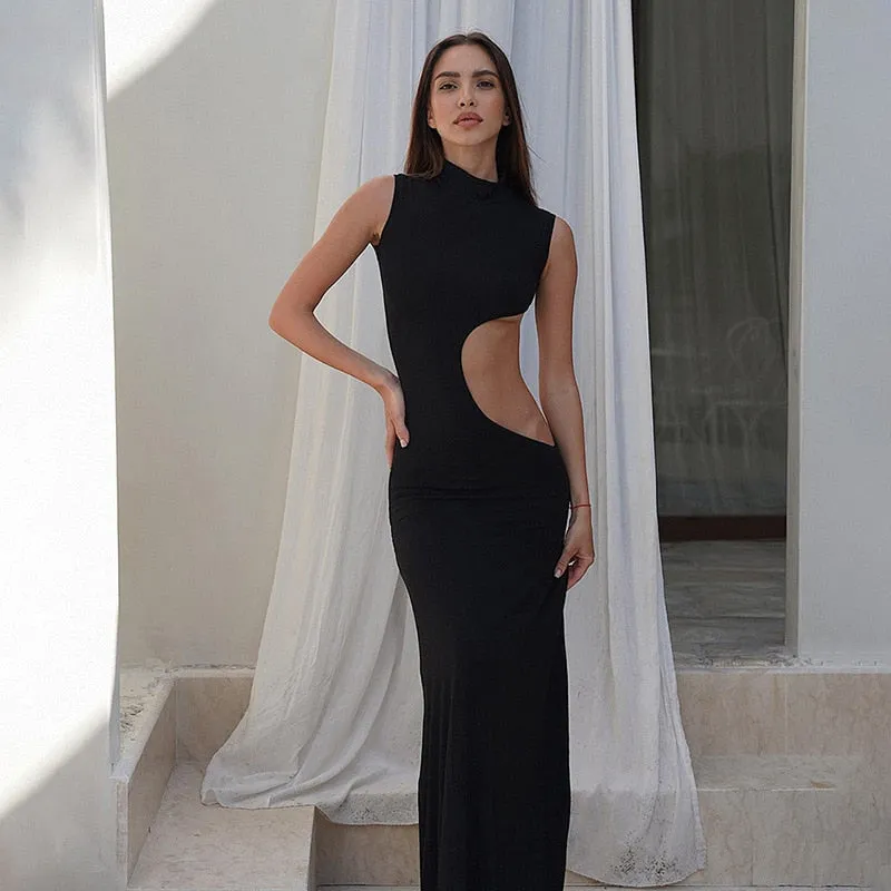 Joana Round Neck Maxi Dress