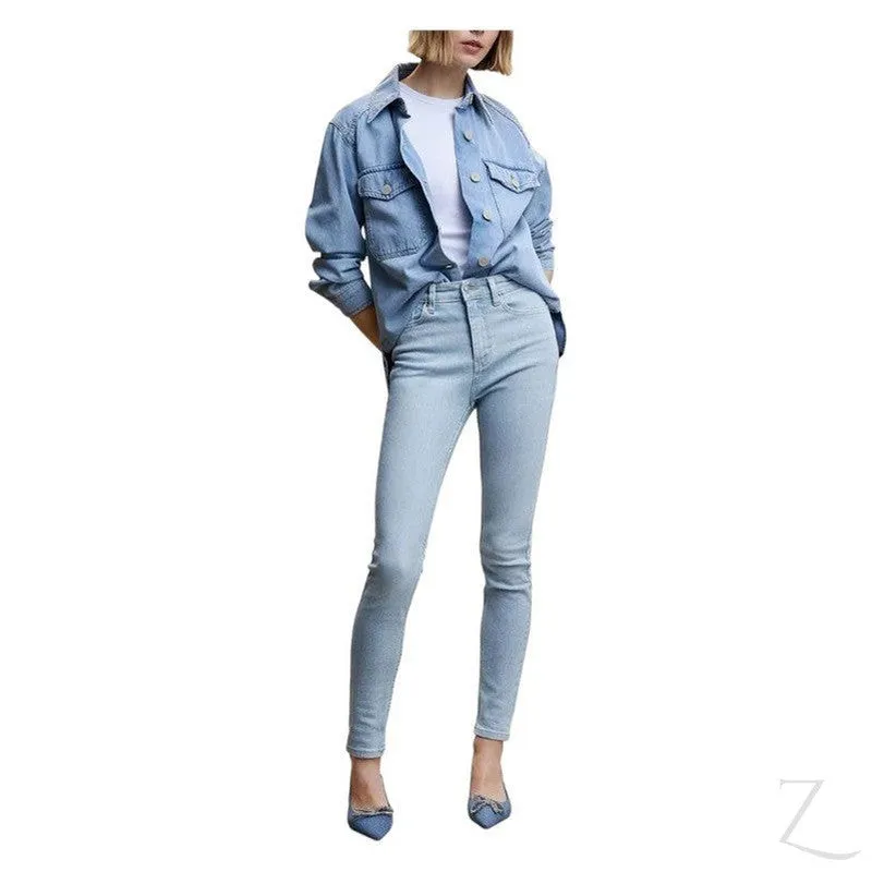 Ladies High Waist Super Strong Skinny Stretchy Denim Jeans | Plain | "Sithelo"
