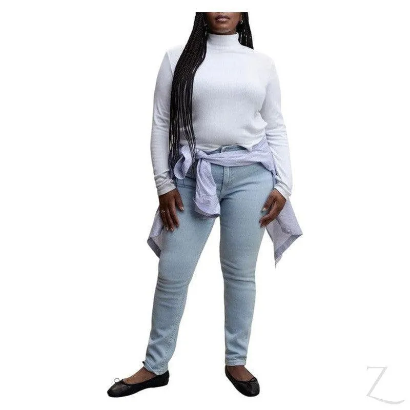 Ladies High Waist Super Strong Skinny Stretchy Denim Jeans | Plain | "Sithelo"