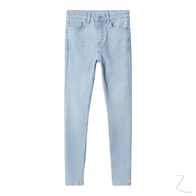 Ladies High Waist Super Strong Skinny Stretchy Denim Jeans | Plain | "Sithelo"