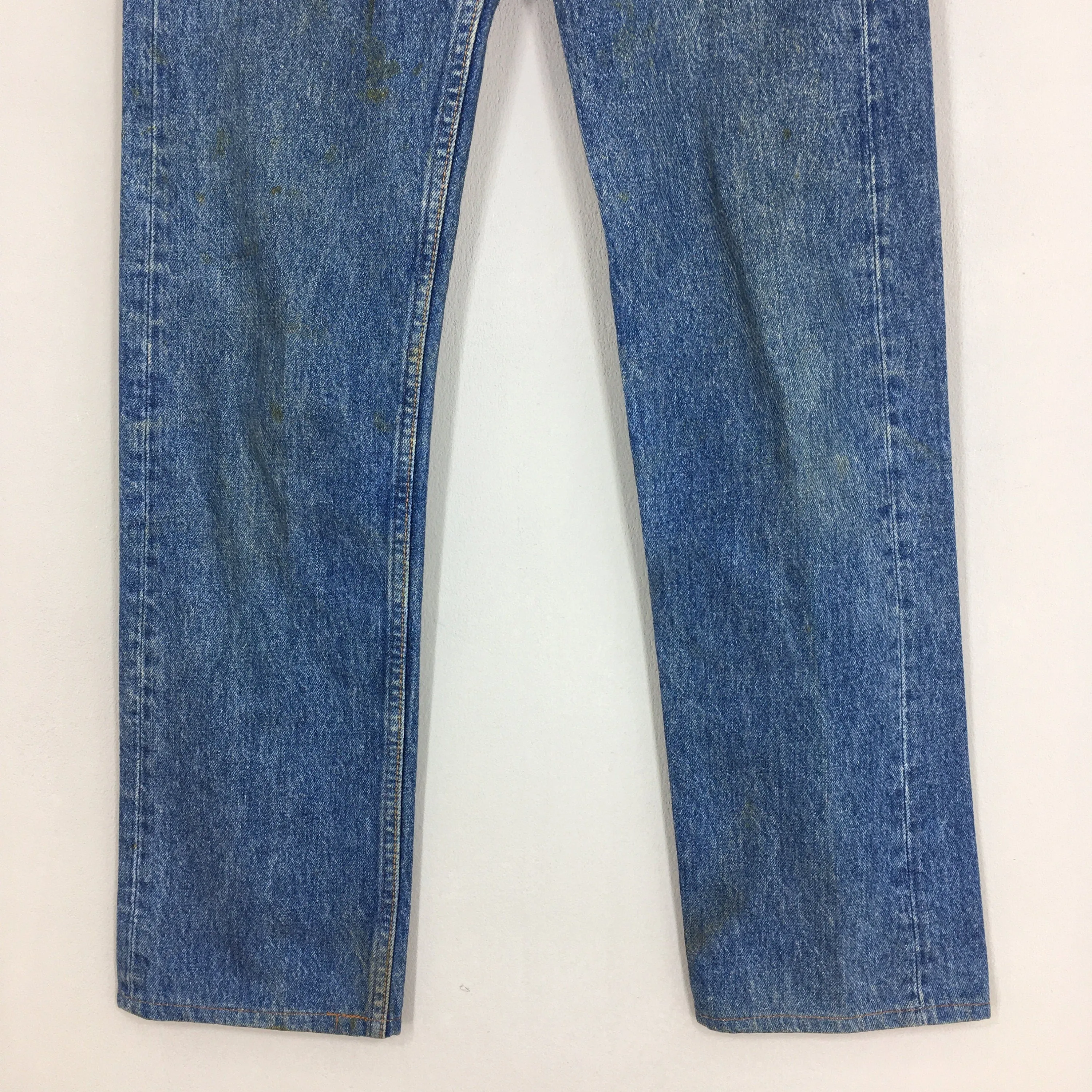 Levi's 501 Indigo Blue Dirty Stonewash Jeans Size 26x30