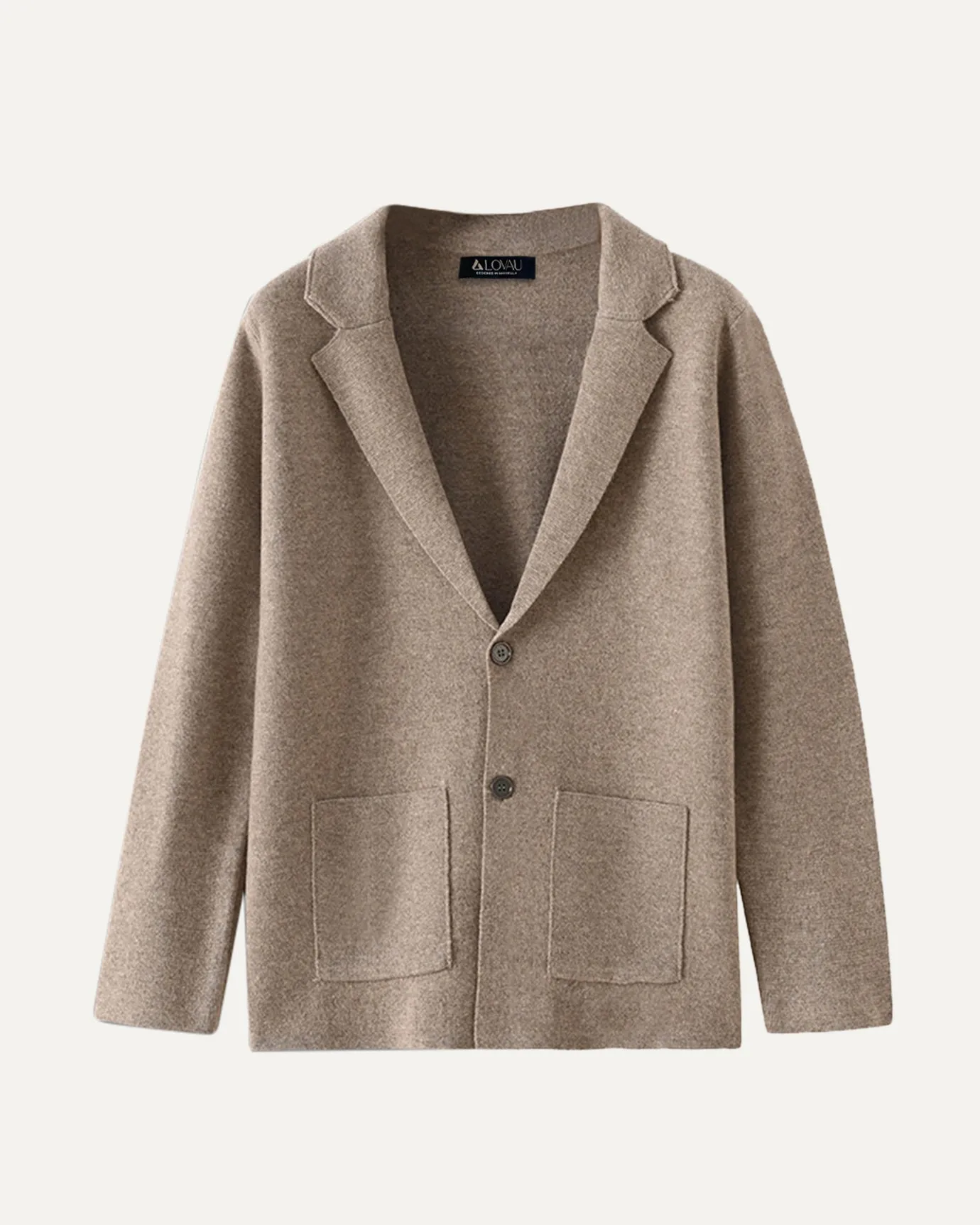 Lovau x Classy Wool & Cashmere Knitted Cardigan