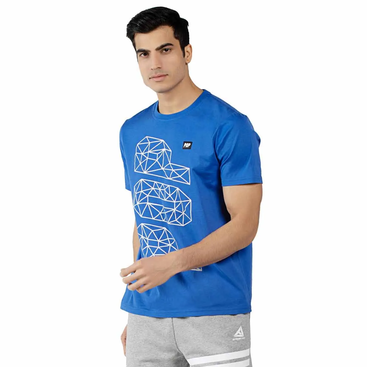 Men's Short Sleeve  Gradual Colour POP Digital Print T-Shirts