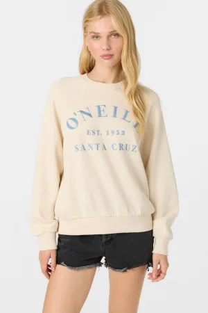 O'Neill BOARDWALK CREWNECK FLEECE - TAPIOCA