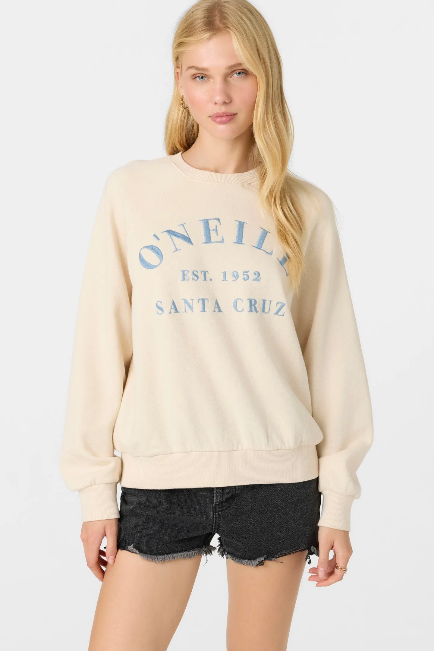 O'Neill BOARDWALK CREWNECK FLEECE - TAPIOCA