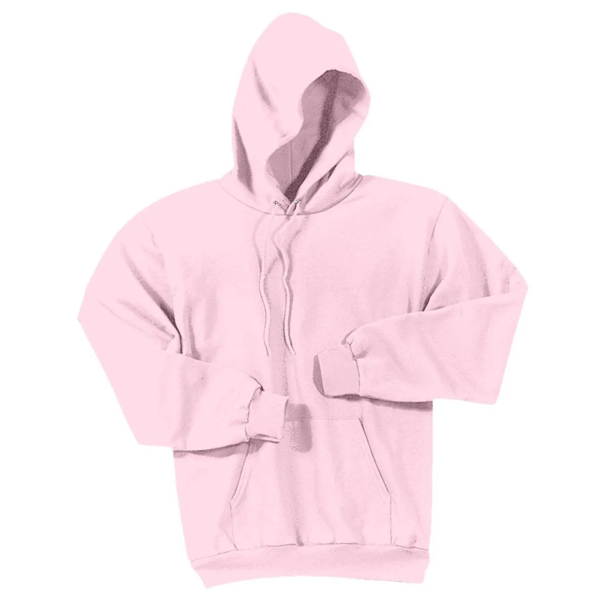 Port & Company Men's Pale Pink Core Fleece Pullover Hooded Sweatshirt
