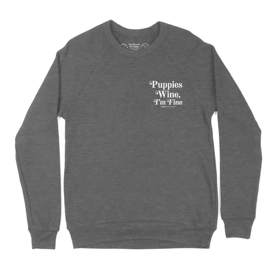 Puppies & Wine 2.0 | Sweatshirt