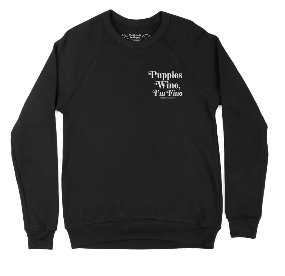 Puppies & Wine 2.0 | Sweatshirt