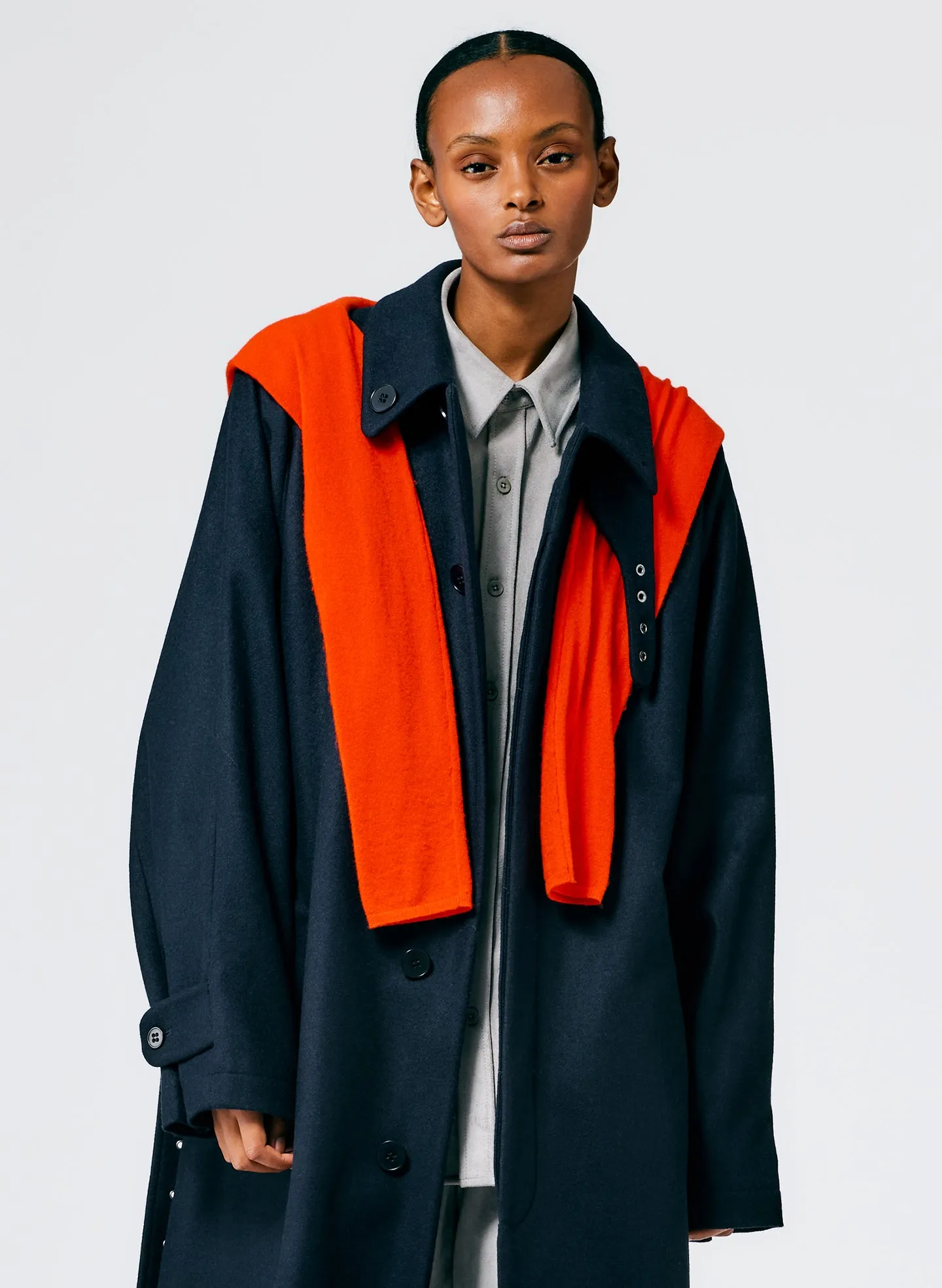 Recycled Featherweight Wool Cashmere Frank Coat