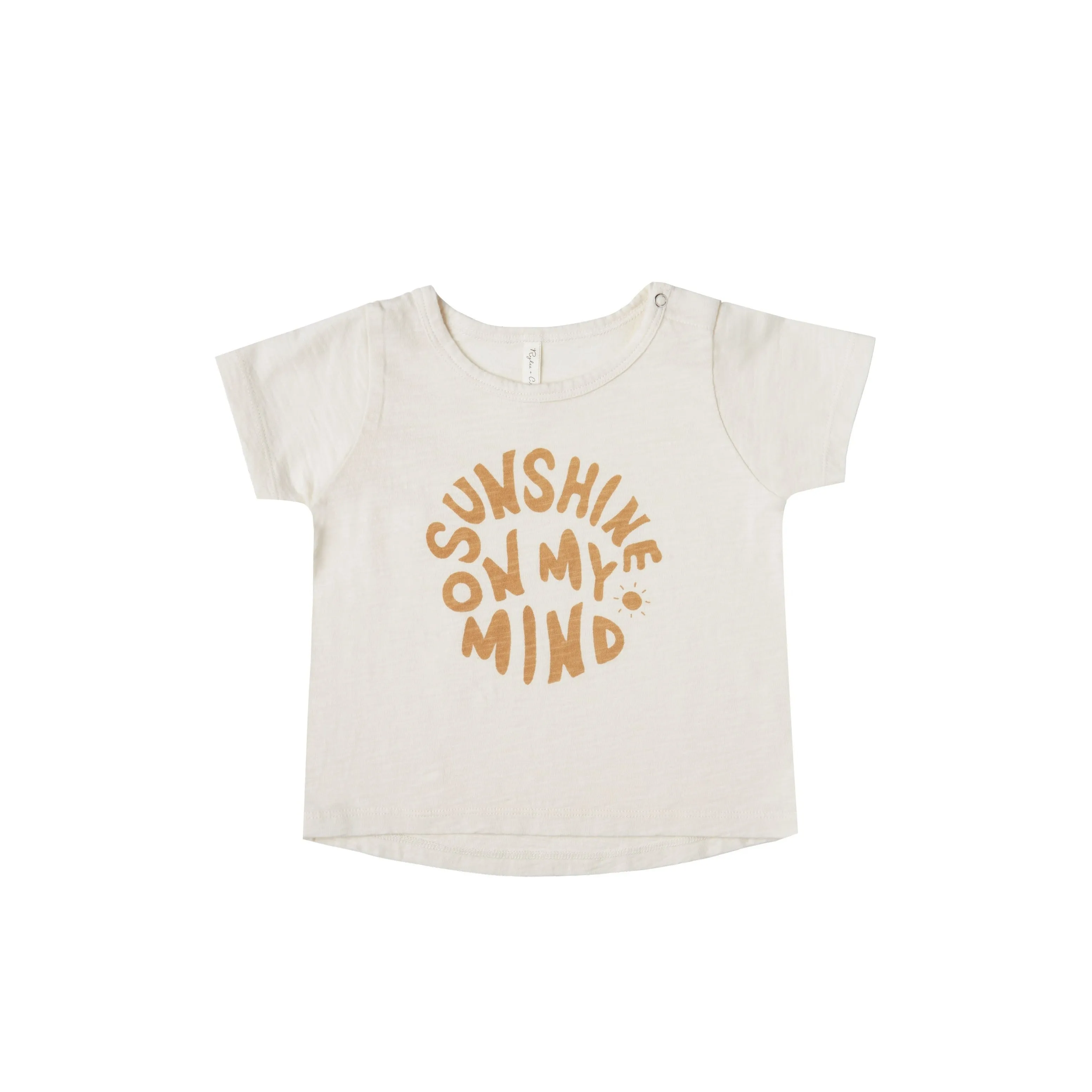 Rylee   Cru Sunshine on My Mind Basic Tee - Ivory