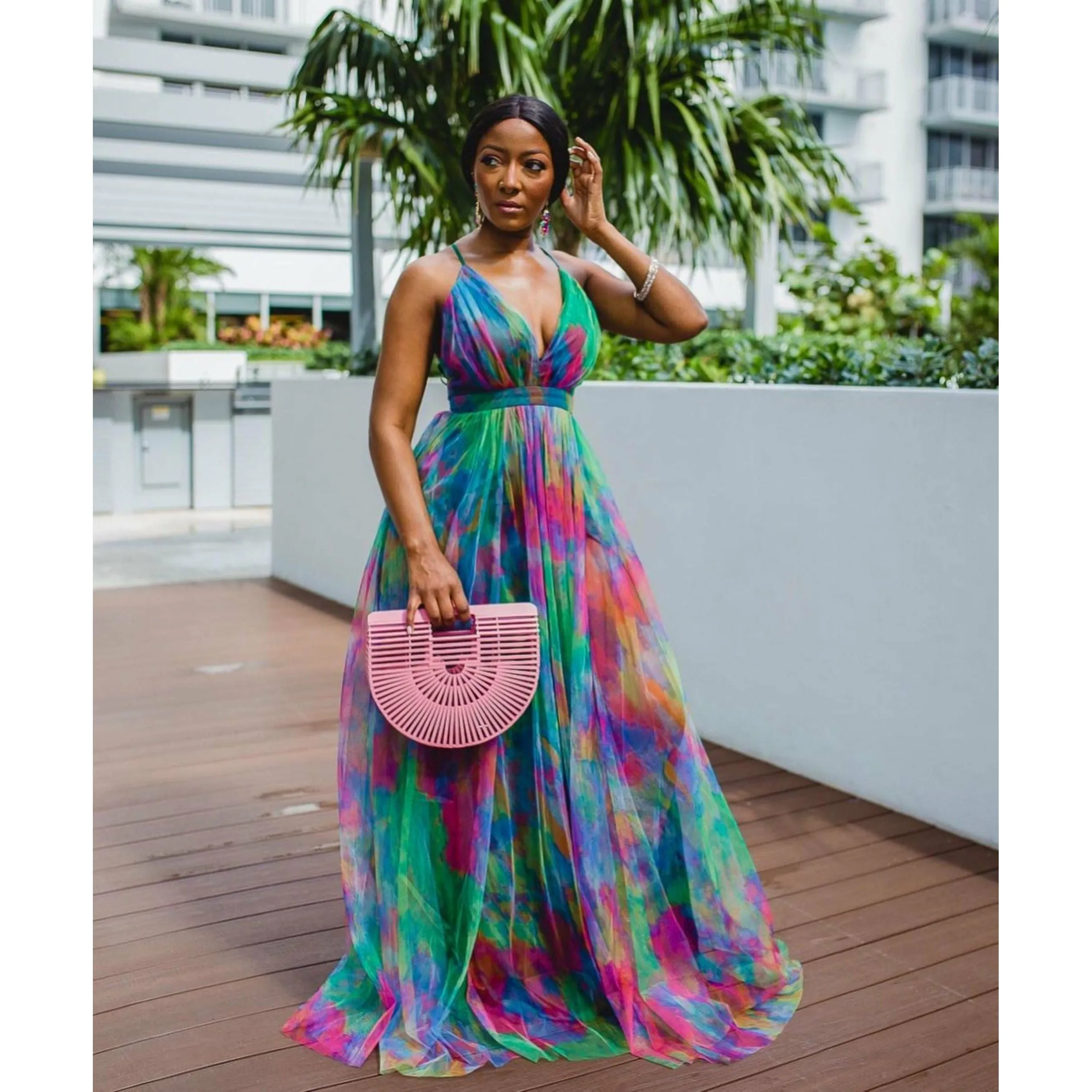 Safari Breeze Spaghetti Sundress