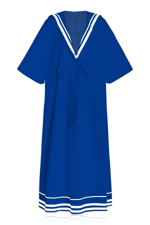 Sailor Navy Blue Long Dress