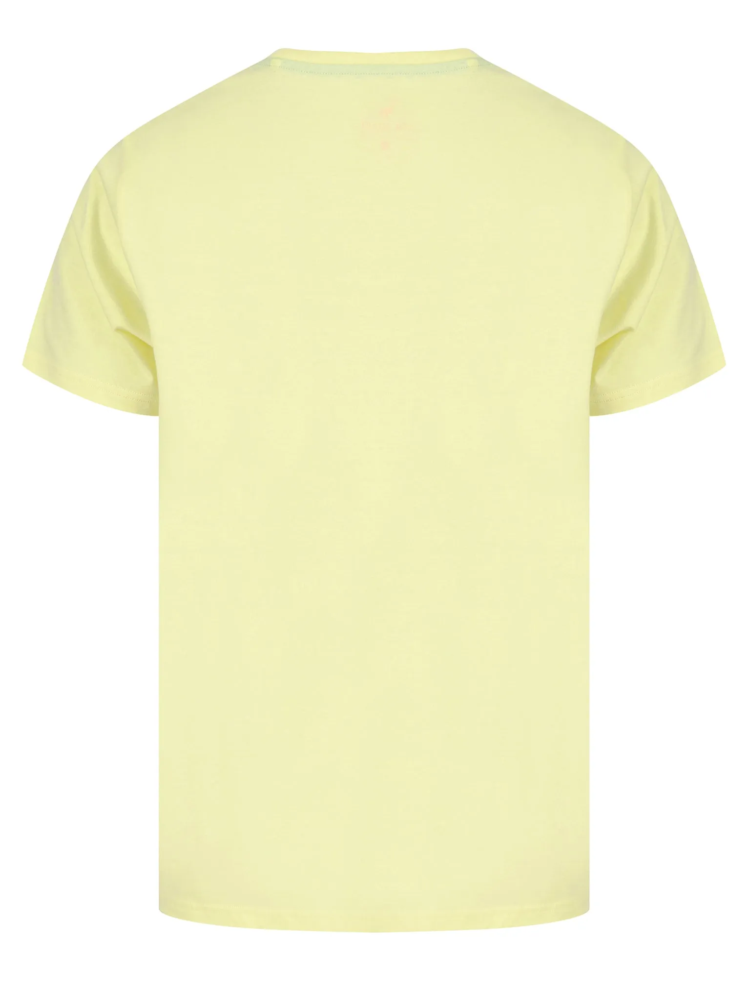 San Bridge Motif Cotton Jersey T-Shirt in Pastel Yellow - South Shore
