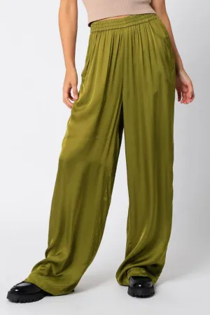 Satin Wide Pants