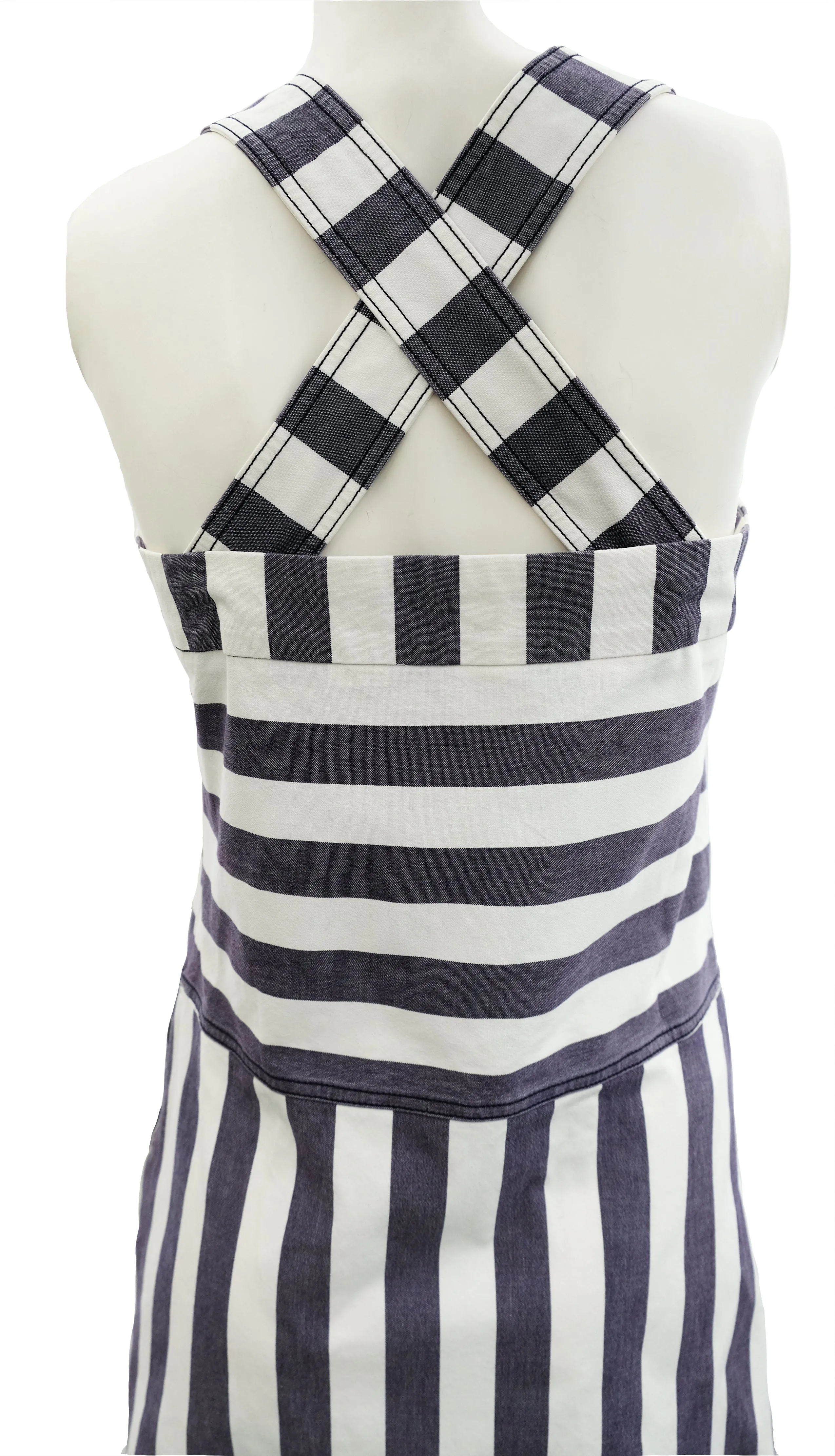 See by Chloe Sun Dress in Striped Cotton Canvas, UK12