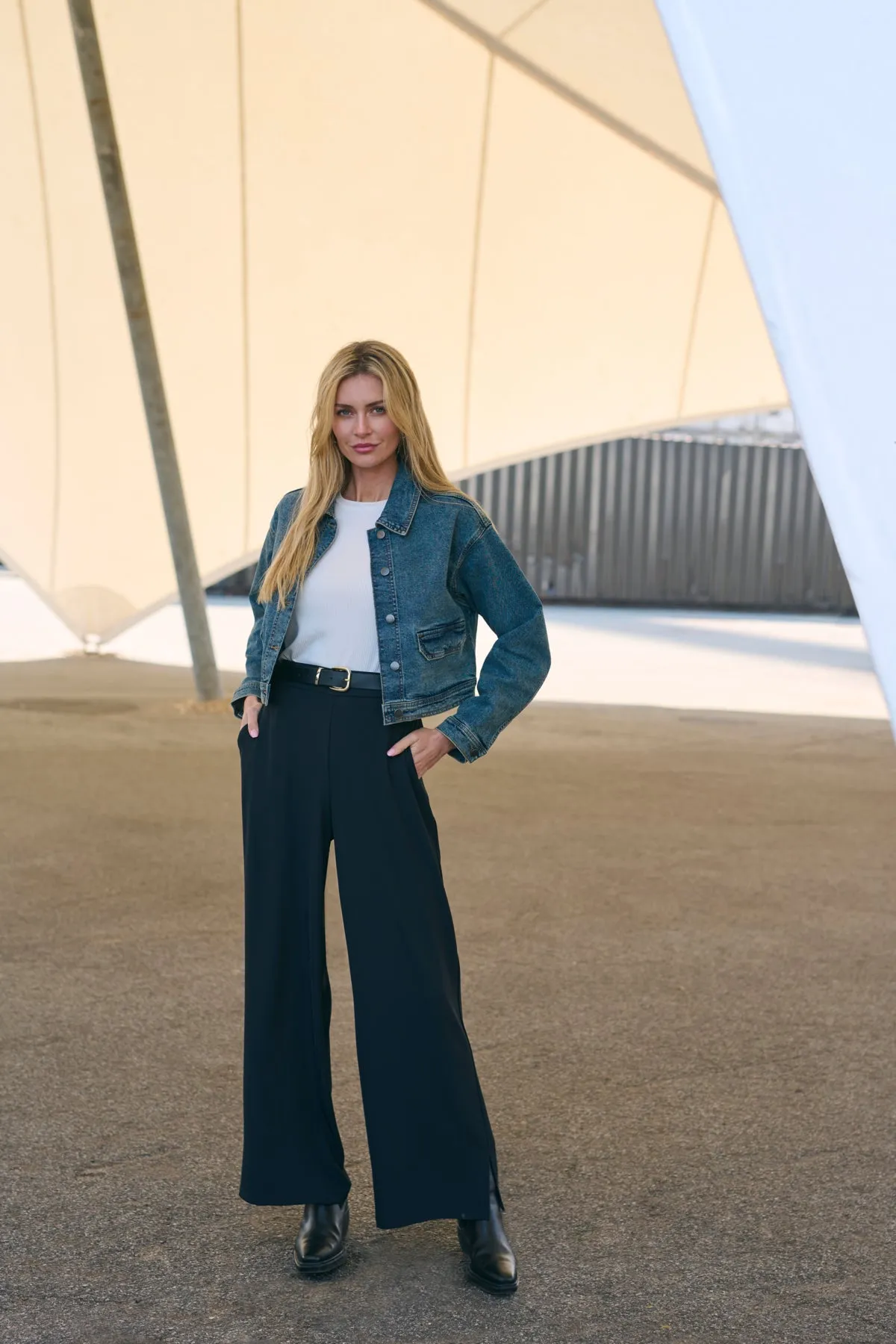Signa High Waisted Wide Pants