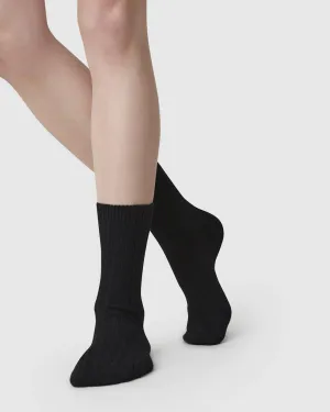 Swedish Stockings Bodil Chunky Socks | Black