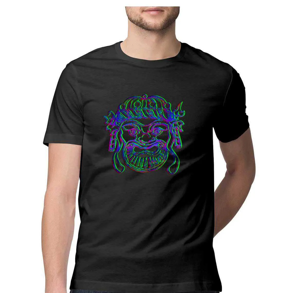 The Mask of the Aztec War General Men's T-Shirt