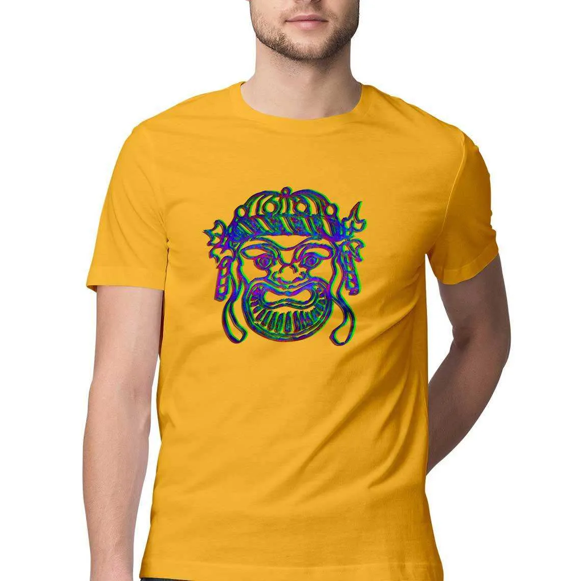 The Mask of the Aztec War General Men's T-Shirt
