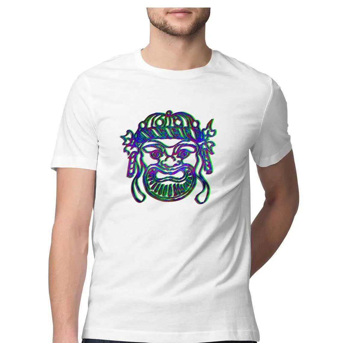 The Mask of the Aztec War General Men's T-Shirt