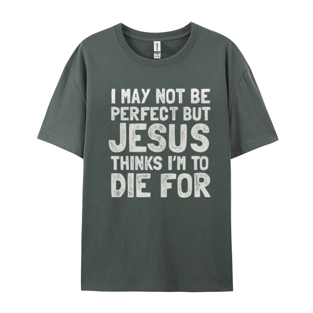 Women Jesus Letter Print Graphic T-shirt