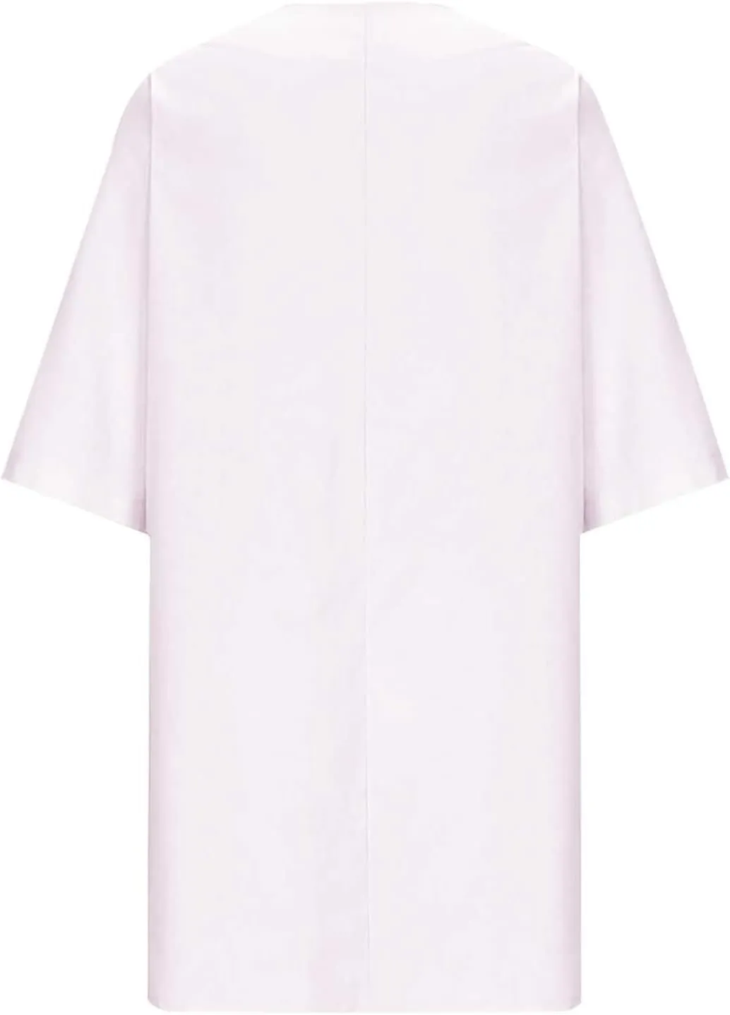 Women Summer Crew Neck Half Sleeve Midi Dress Casual Side Split Plus Size Wrinkle-Free Travel Vacation T Shirt Dress