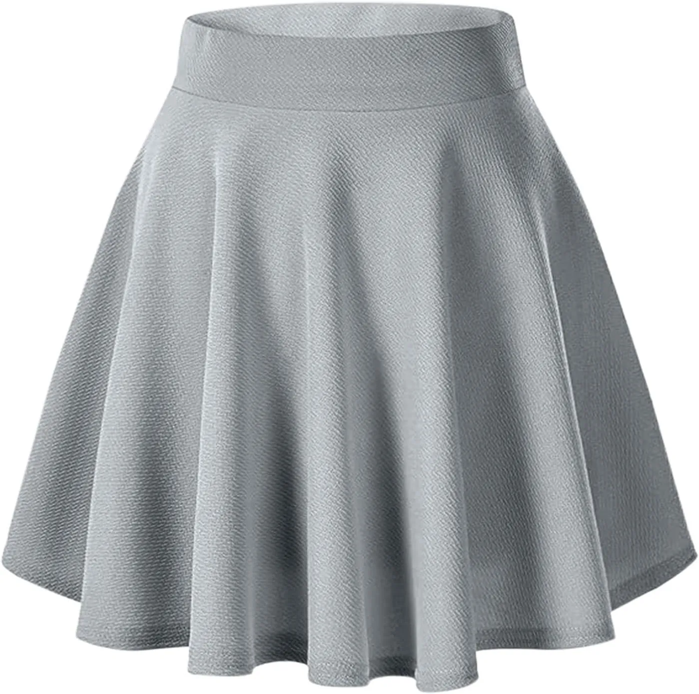 Women's Basic Versatile Stretchy Flared Casual Skirt Women's Dresses