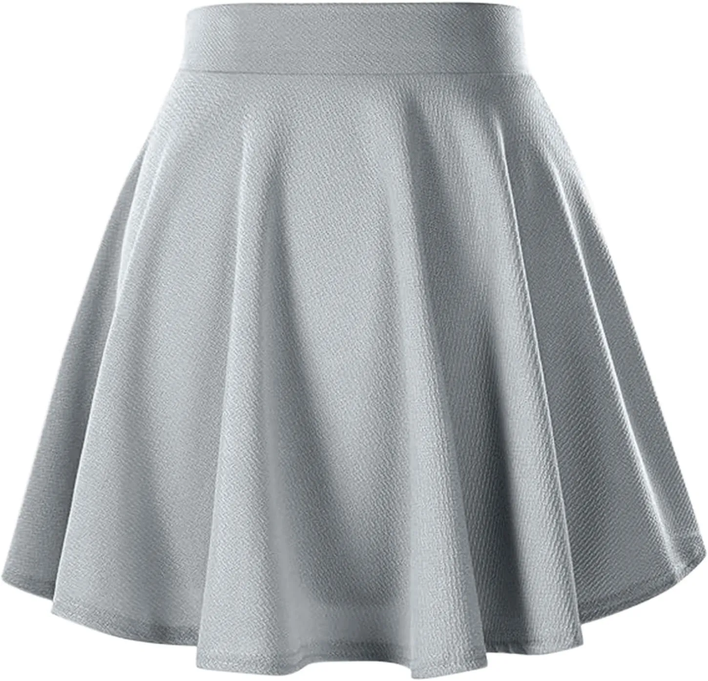 Women's Basic Versatile Stretchy Flared Casual Skirt Women's Dresses