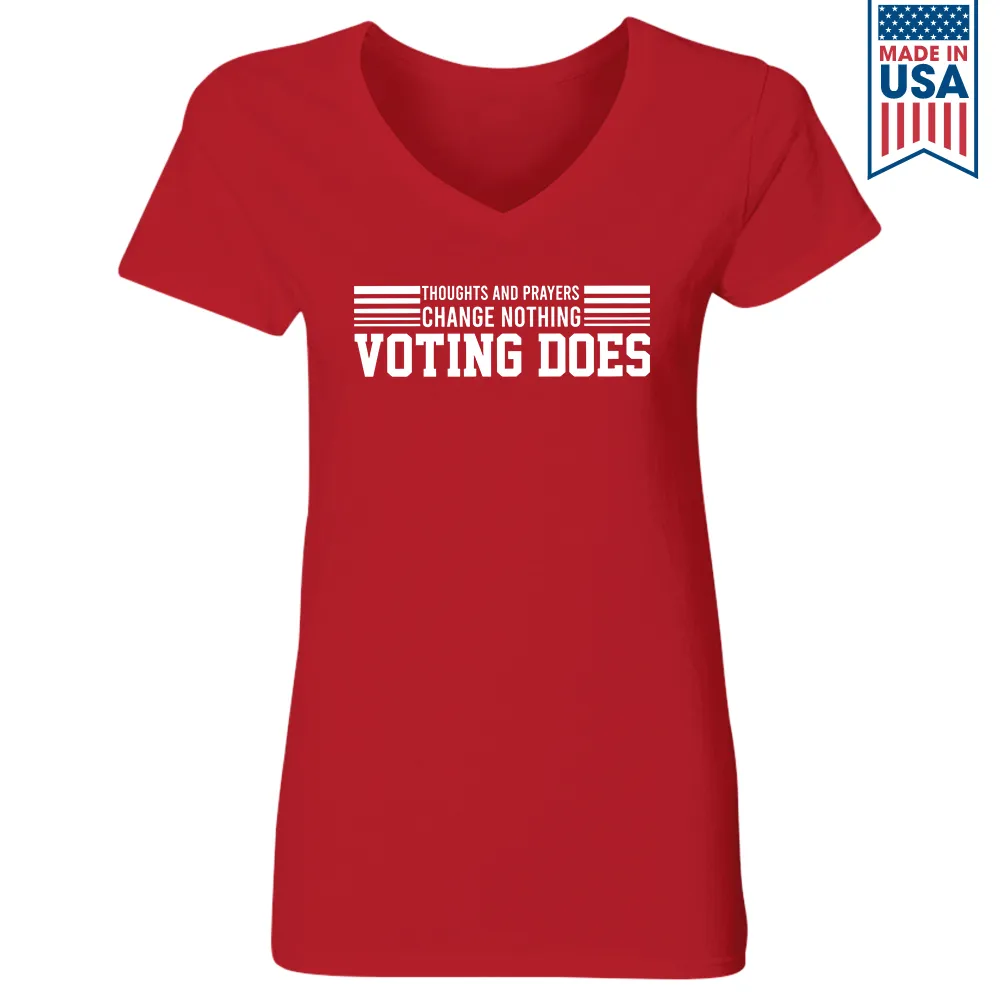 Women's V-neck T-shirt TSVB412