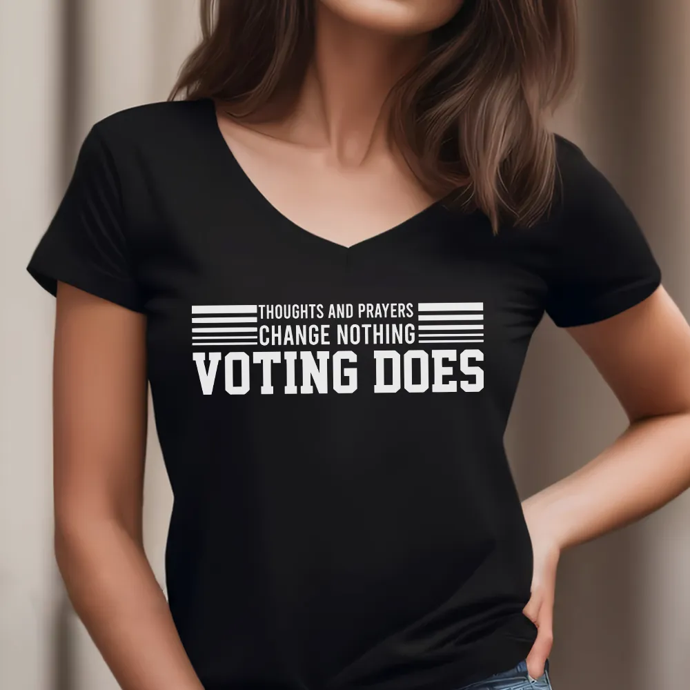 Women's V-neck T-shirt TSVB412