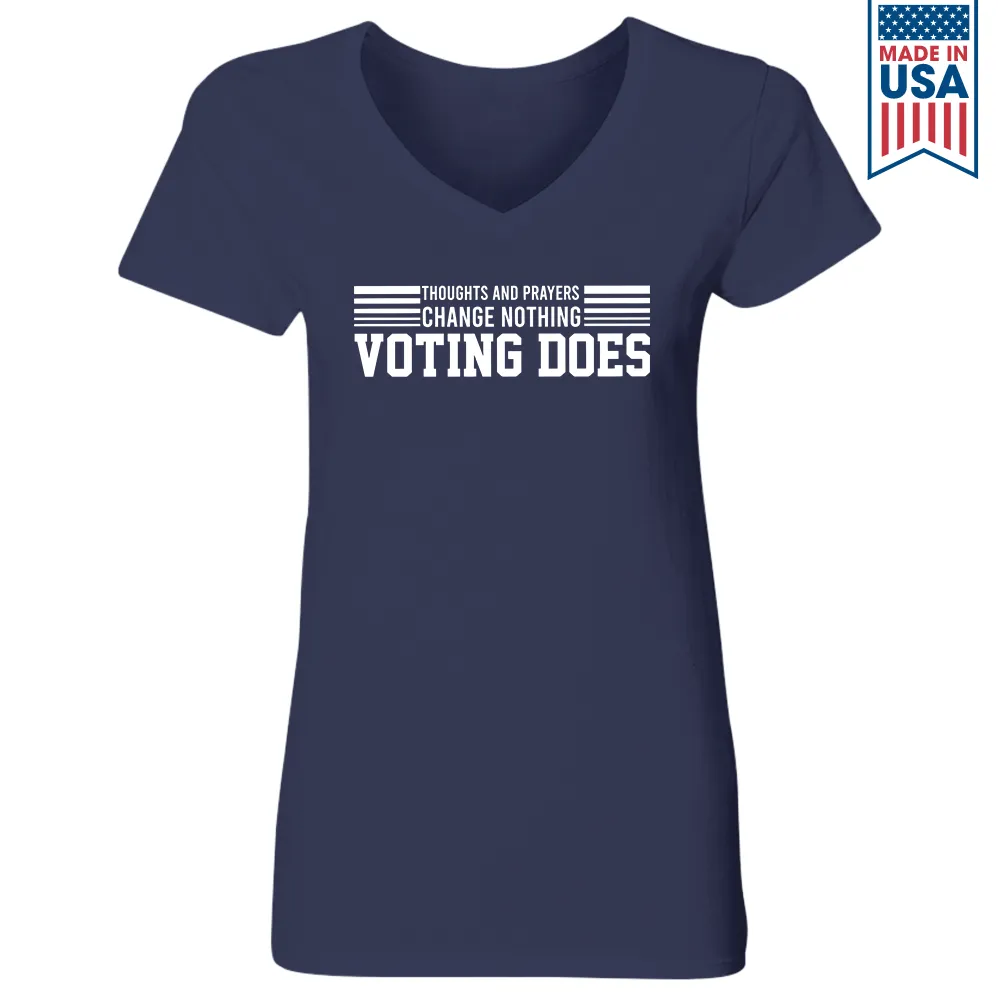 Women's V-neck T-shirt TSVB412