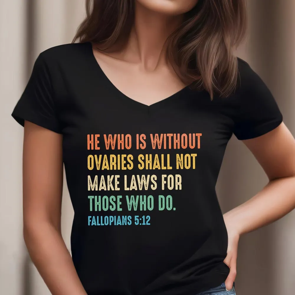 Women's V-neck T-shirt TSVB438
